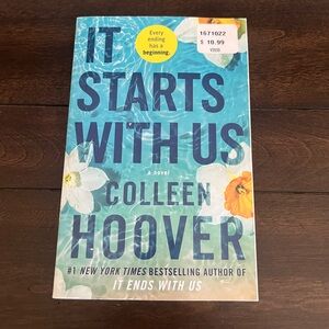 It Starts with Us by Colleen Hoover Paperback Book